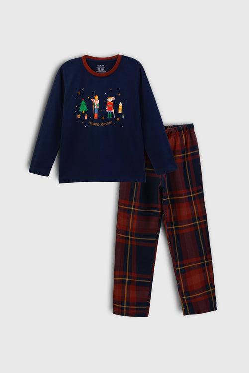 Nutcracker Flannel Pajama Set