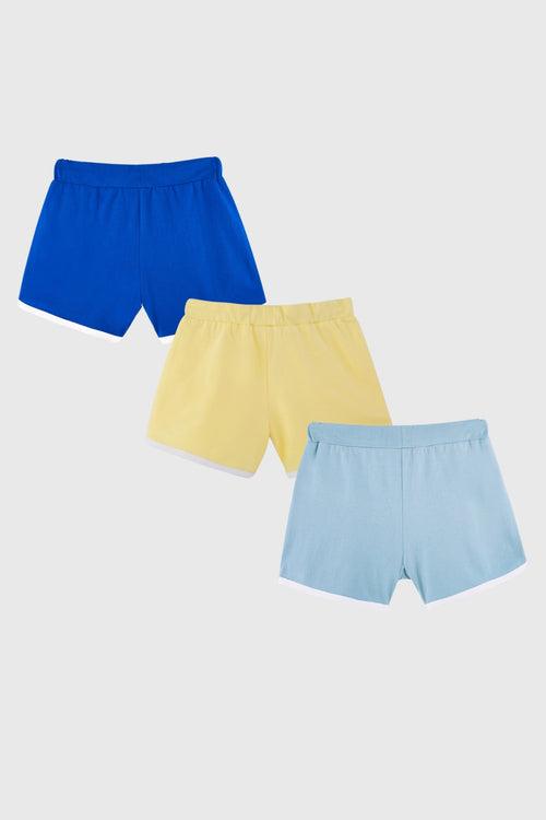 Girls Shorts Pack of 3