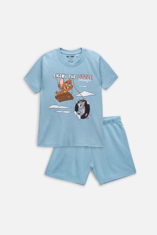 Tom and Jerry Blue Short set