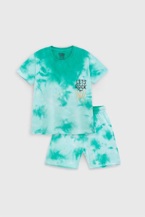 SpongeBob tie & dye Short set