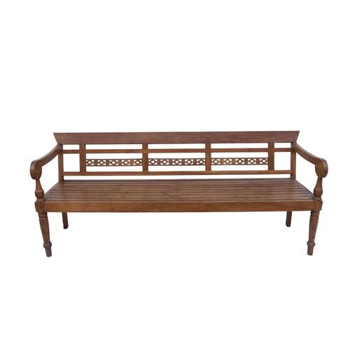 Gitik Teak Wood Bench