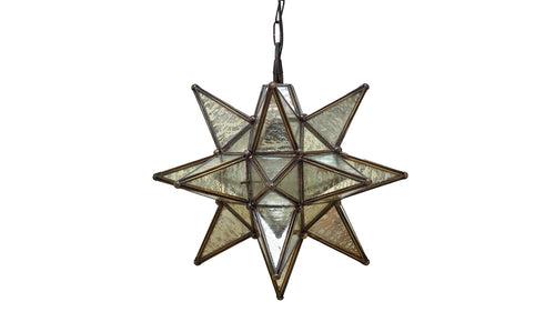 Sitara Star Glass Pendant Lamp