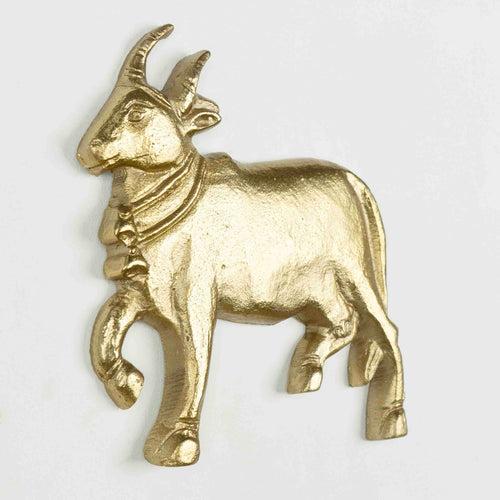 Pichwai Cow Wall Decor - Gold