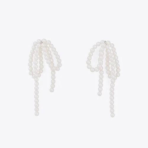 Pearl Bow Earrings