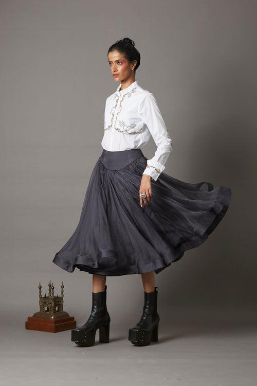 ORGANZA SLIP SKIRT