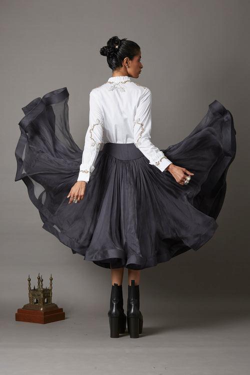 ORGANZA SLIP SKIRT