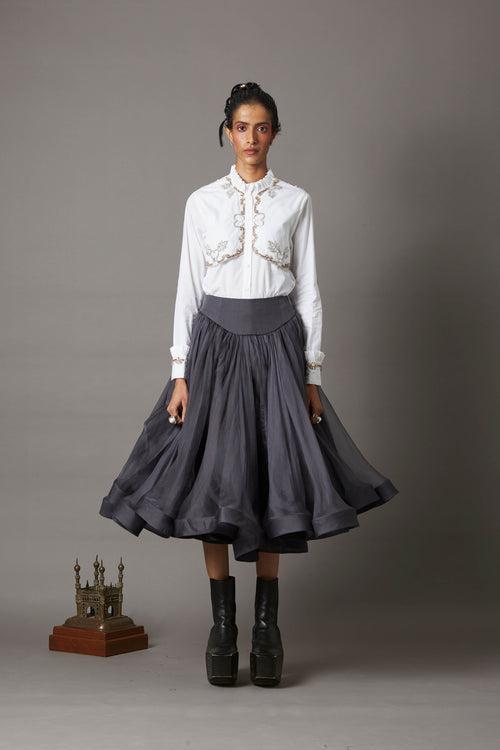 ORGANZA SLIP SKIRT