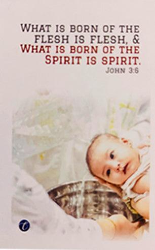 BIBLE CARD, SET 7- ENGLISH (PENTECOST SPECIAL)