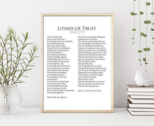 Litany of Trust prayer