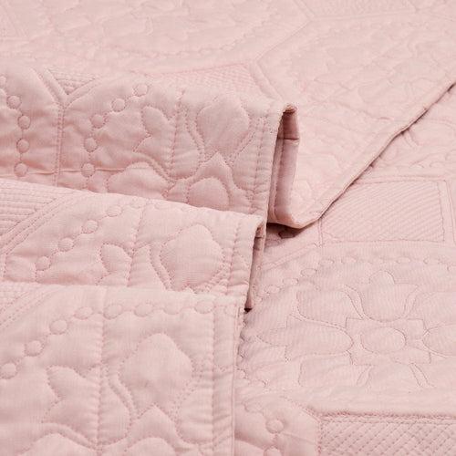 Quilted Bedcover, Rose Haze