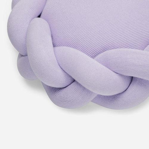 Knitted Shape Pillow - Lilac