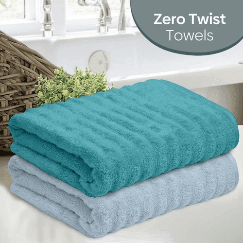 Zero Twist Luxury Bath Towel Set of 2