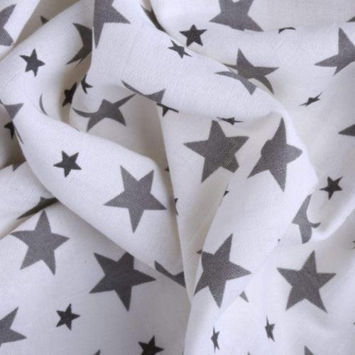 Chevron Stripes 100% Cotton Muslin Swaddle Pack of 4 (Anchor, Dots, Star Grey, Yellow)