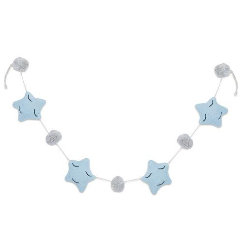 Star-Crib/Cot Bunting ,Blue