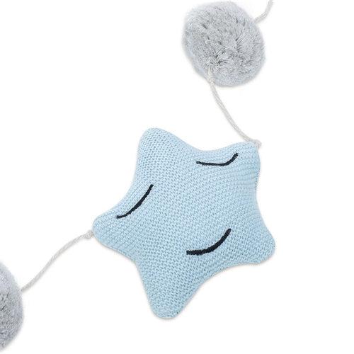 Star-Crib/Cot Bunting ,Blue