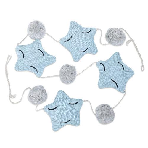 Star-Crib/Cot Bunting ,Blue