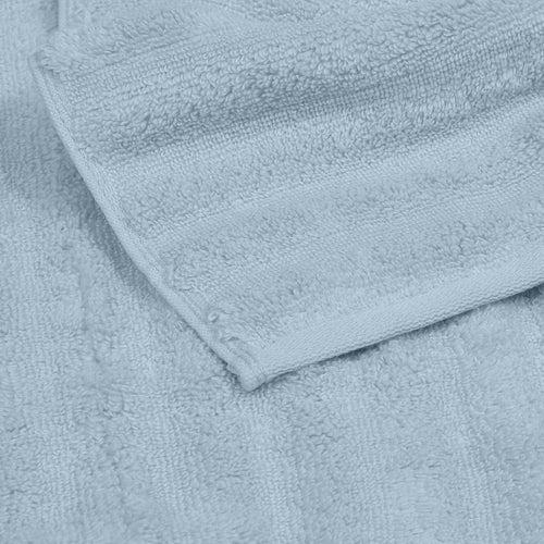 Zero Twist Luxury Bath Towel Set of 2, 100% Cotton, Sky blue & Blush