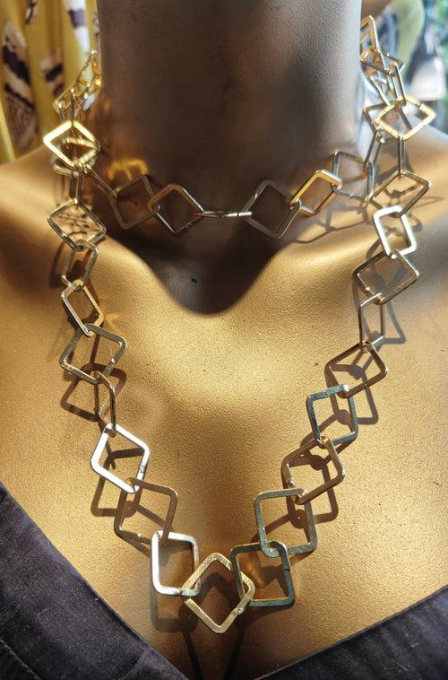 Long Squared Necklace