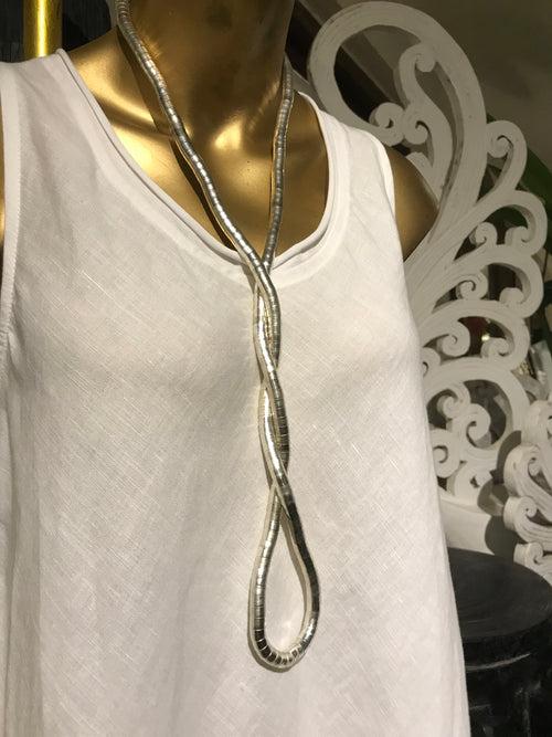 Twist Necklace - Silver