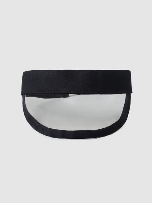 Black Transparent Sun Visor