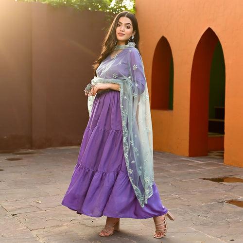 Iris Kurta set with Dupatta( 3pc Set)