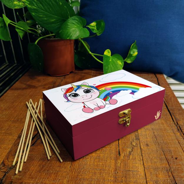 Unicorn R Gift Box 8x5 for Children