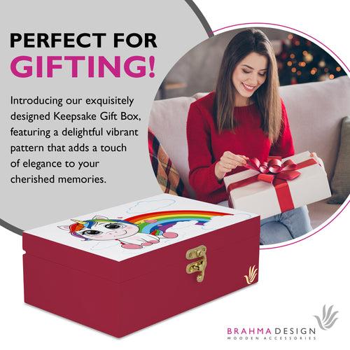 Unicorn R Gift Box 8x5 for Children