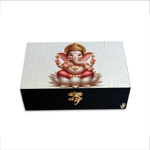 Pink Ganpati Gift Box 8x5