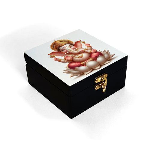 Pink Ganpati Gift Box 5x5