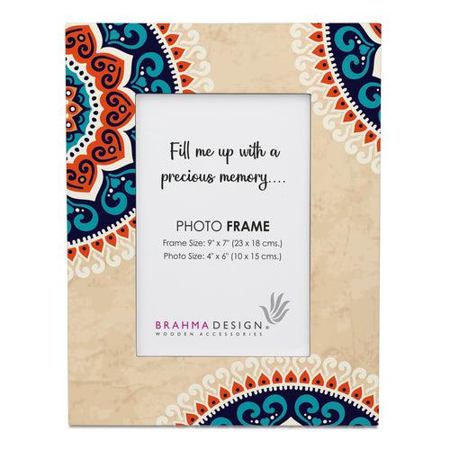 Mandala Vintage Photo Frame 9x7