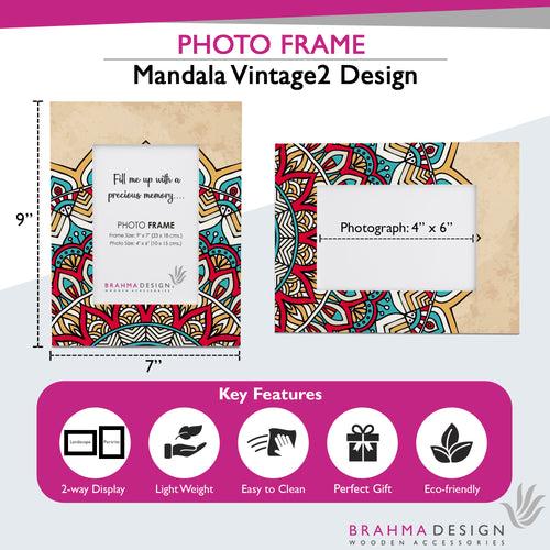 Mandala Vintage 2 Photo Frame 9x7