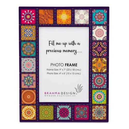 Multi Mandala Photo Frame 9x7