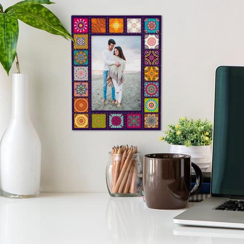 Multi Mandala Photo Frame 9x7