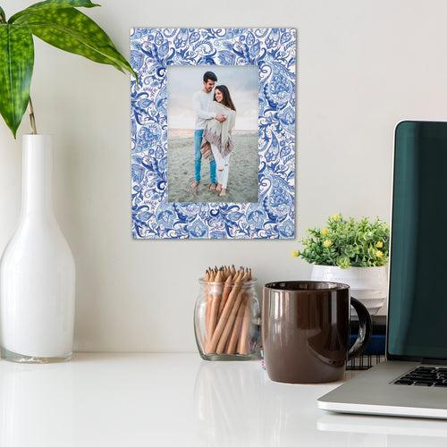 Blue Orient Photo Frame 9x7