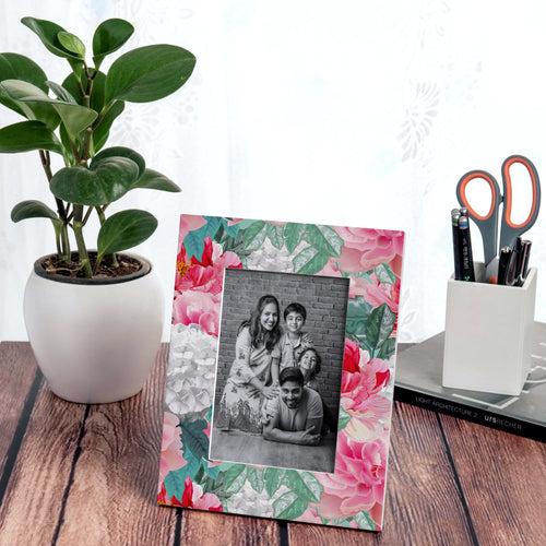 Red Chrysanthemums W Photo Frame 9x7