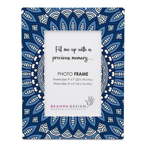 Blue Mandala 2 Photo Frame 9x7