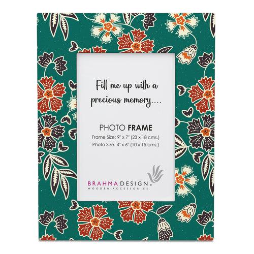 Emerald Batik Photo Frame 9x7