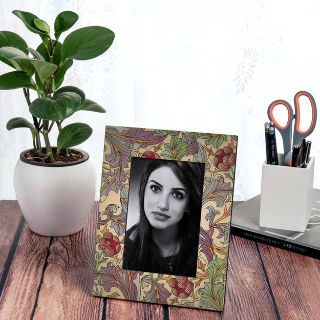 Ornate Floral Photo Frame 9x7