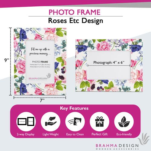 Roses Etc Photo Frame 9x7