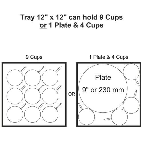 Animal Drivers Square Tray for Children