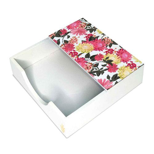 Ava Floral W Tissue Holder