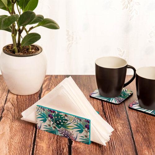 Tropical Palms Tissue Stand