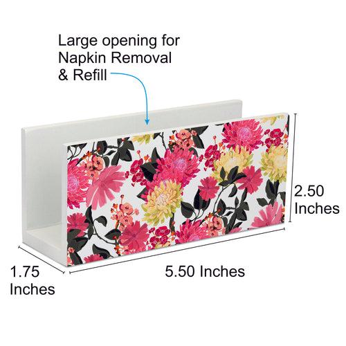 Ava Floral W Tissue Stand