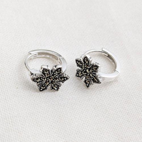 Marcasite flower balis