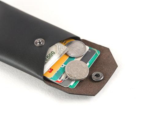 Wave Card + Coin Wallet - BLACK