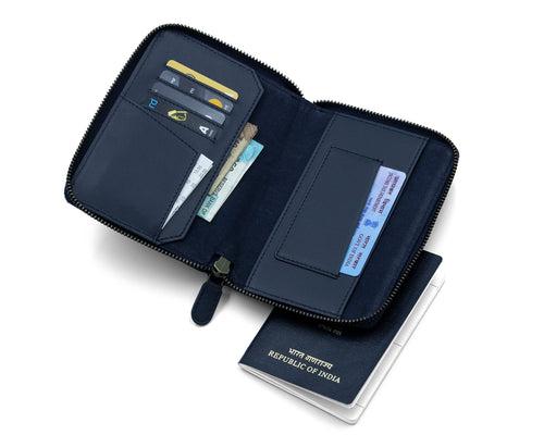 Travel Wallet - Midnight Blue