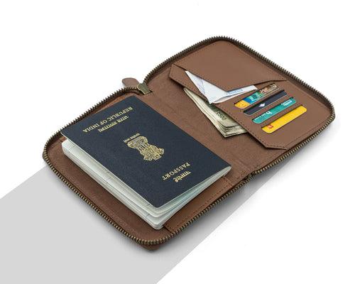 Travel Wallet - Tan