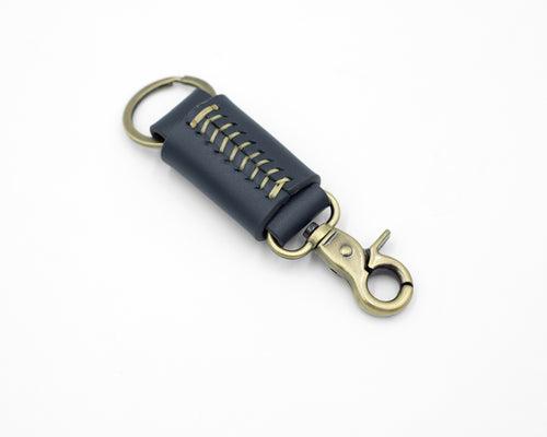 Leather Key Loop (Midnight Blue)