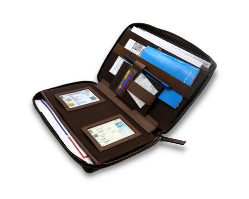 Car Document Holder - TAN