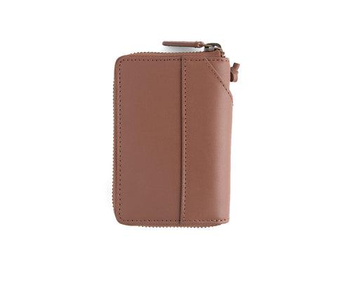 Compact Zipper Wallet - TAN